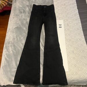 Women's Black Flared Jeans